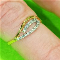 Anello Vidali Gioielli Donna in Oro giallo Zircone ANOR-17-34 - ANOR-17-34